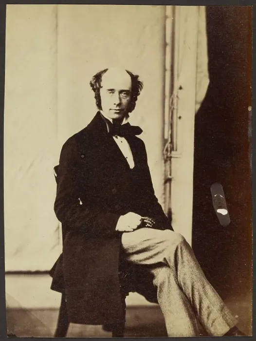 Framed Print : Portrait of a Man, about 1856. Creator: Roger Fenton Framed Print : Portrait of a Man, about 1856. Creator: Roger Fenton