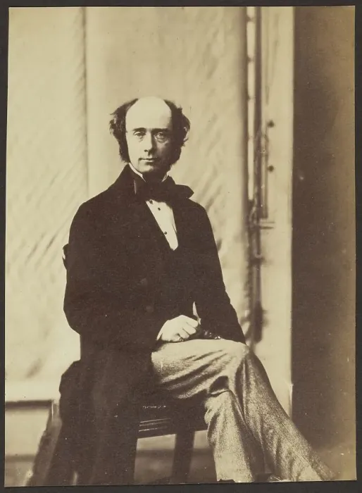Framed Print : Portrait of a Man, about 1856. Creator: Roger Fenton Framed Print : Portrait of a Man, about 1856. Creator: Roger Fenton