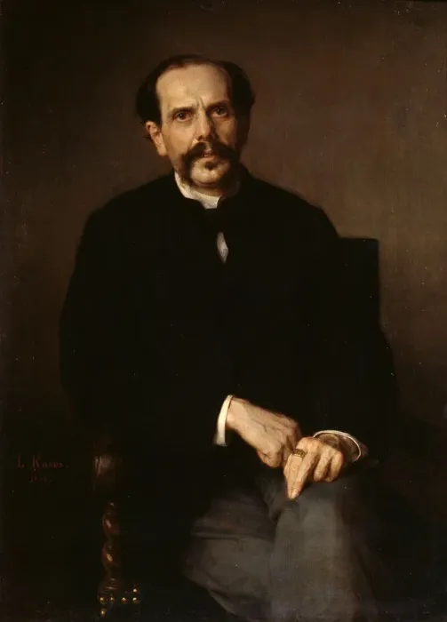 Framed Print : Portrait of a Man, 1861 Framed Print : Portrait of a Man, 1861