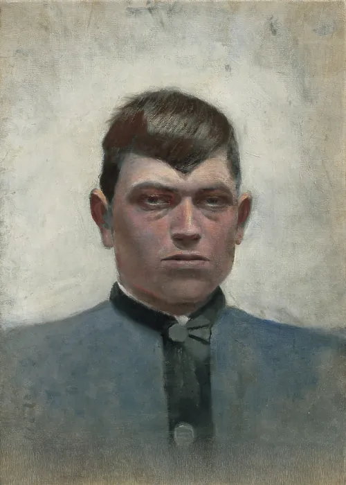 Framed Print : Portrait of a Man, 1878-1890. Creator: Ladislav Mednyanszky Framed Print : Portrait of a Man, 1878-1890. Creator: Ladislav Mednyanszky