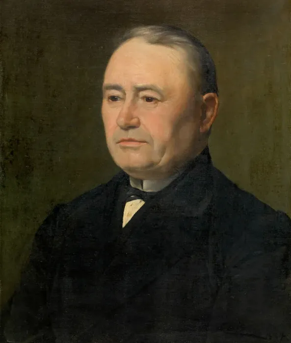 Framed Print : Portrait of a Man, 1887. Creator: Karel Boom Framed Print : Portrait of a Man, 1887. Creator: Karel Boom