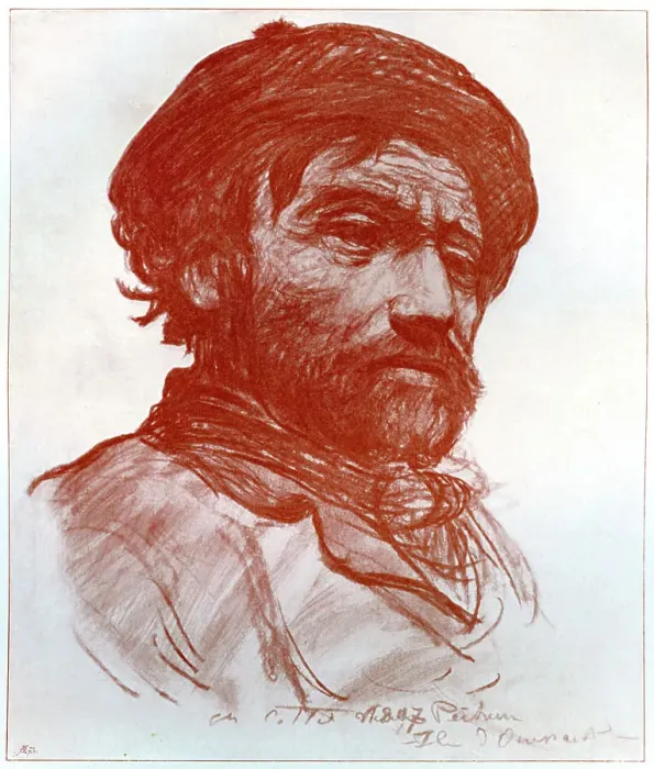 Framed Print : Portrait of a man, 1899. Artist: Charles Cottet Framed Print : Portrait of a man, 1899. Artist: Charles Cottet