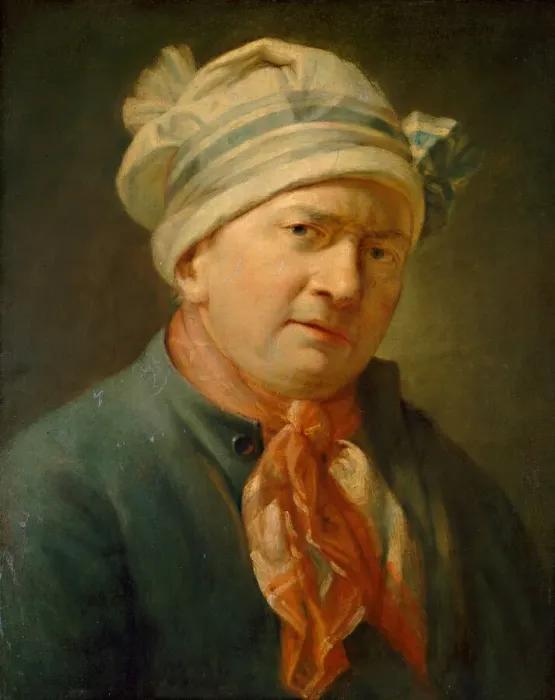 Framed Print : Portrait of a Man, 18th century. Creator: Anon Framed Print : Portrait of a Man, 18th century. Creator: Anon