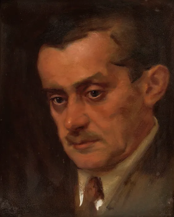 Framed Print : Portrait of a Man, around 1925. Creator: Milan Thomka Mitrovsky Framed Print : Portrait of a Man, around 1925. Creator: Milan Thomka Mitrovsky