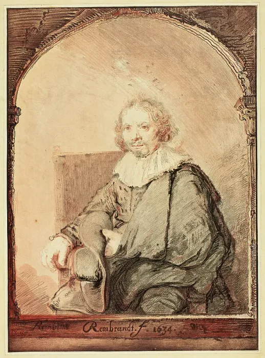 Framed Print : Portrait of a Man in an Arm Chair... published 1821. Creator: Christian Josi Framed Print : Portrait of a Man in an Arm Chair... published 1821. Creator: Christian Josi