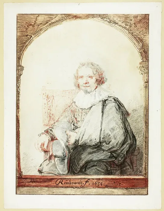 Framed Print : Portrait of a Man in an Arm Chair... published 1821. Creator: Christian Josi Framed Print : Portrait of a Man in an Arm Chair... published 1821. Creator: Christian Josi