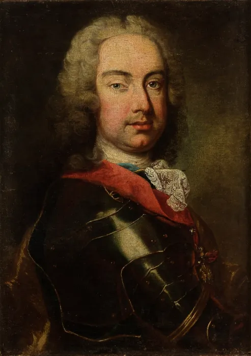 Framed Print : Portrait of a Man in Armour, between 1718-1720. Creator: Unknown Framed Print : Portrait of a Man in Armour, between 1718-1720. Creator: Unknown