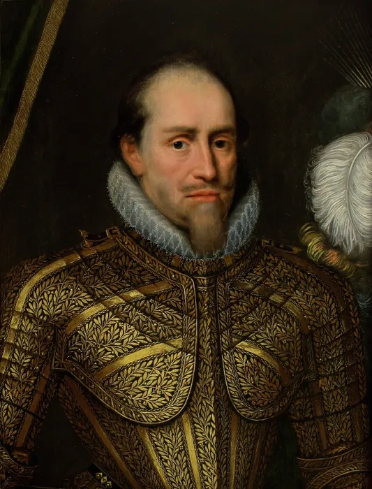 Framed Print : Portrait of a Man in Armour, 1st half of 17th century. Creator: Michiel van Mierevelt Framed Print : Portrait of a Man in Armour, 1st half of 17th century. Creator: Michiel van Mierevelt
