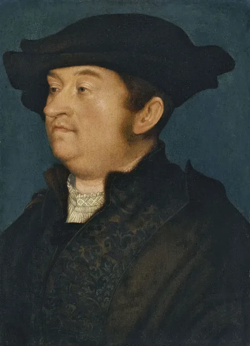 Framed Print : Portrait of a Man. Artist: Holbein, Hans, the Younger (1497-1543) Framed Print : Portrait of a Man. Artist: Holbein, Hans, the Younger (1497-1543)