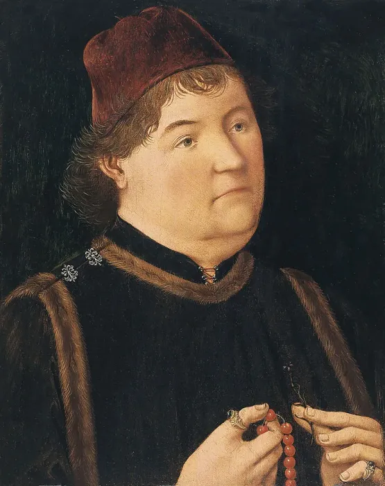 Framed Print : Portrait of a Man. Artist: Swabian master (active ca. 1500) Framed Print : Portrait of a Man. Artist: Swabian master (active ca. 1500)