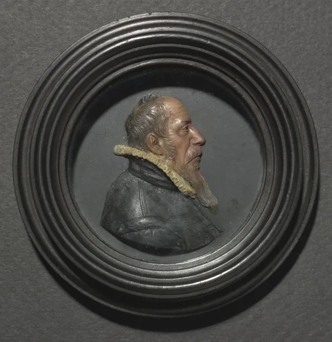 Framed Print : Portrait of a Man in Black, mid 1600s. Creator: Unknown Framed Print : Portrait of a Man in Black, mid 1600s. Creator: Unknown