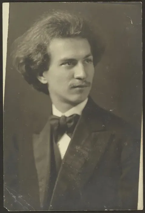 Framed Print : Portrait of a Man with Bow Tie, 1907-1943. Creator: Louis Fleckenstein Framed Print : Portrait of a Man with Bow Tie, 1907-1943. Creator: Louis Fleckenstein
