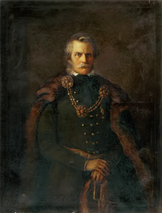 Framed Print : Portrait of a Man in Brown Coat, 1850-1860. Creator: Unknown Framed Print : Portrait of a Man in Brown Coat, 1850-1860. Creator: Unknown