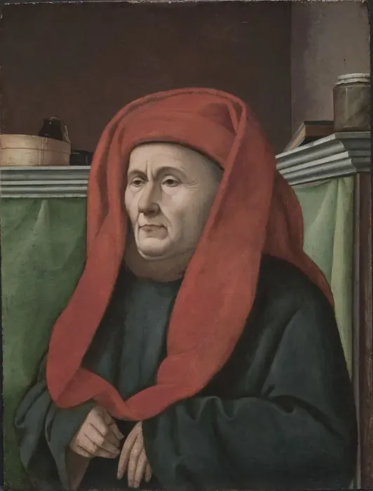 Framed Print : Portrait of a Man, c. 1450. Creator: Unknown Framed Print : Portrait of a Man, c. 1450. Creator: Unknown