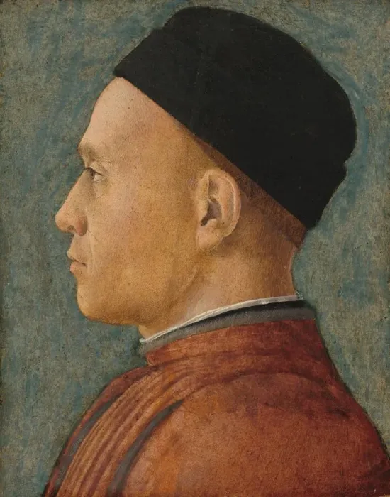 Framed Print : Portrait of a Man, c. 1470. Creator: Andrea Mantegna Framed Print : Portrait of a Man, c. 1470. Creator: Andrea Mantegna
