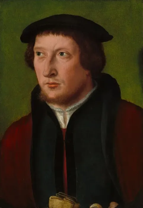 Framed Print : Portrait of a Man, c. 1530 / 1540. Creator: Bartholomaeus Bruyn the Elder Framed Print : Portrait of a Man, c. 1530 / 1540. Creator: Bartholomaeus Bruyn the Elder