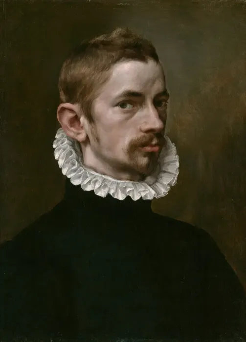 Framed Print : Portrait of a Man, c. 1575. Creator: Unknown Framed Print : Portrait of a Man, c. 1575. Creator: Unknown