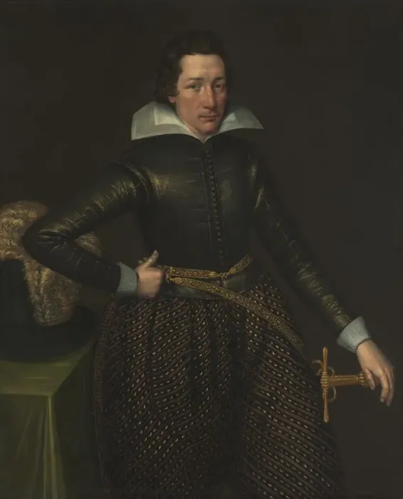 Framed Print : Portrait of a Man, c. 1610. Creator: Unknown Framed Print : Portrait of a Man, c. 1610. Creator: Unknown