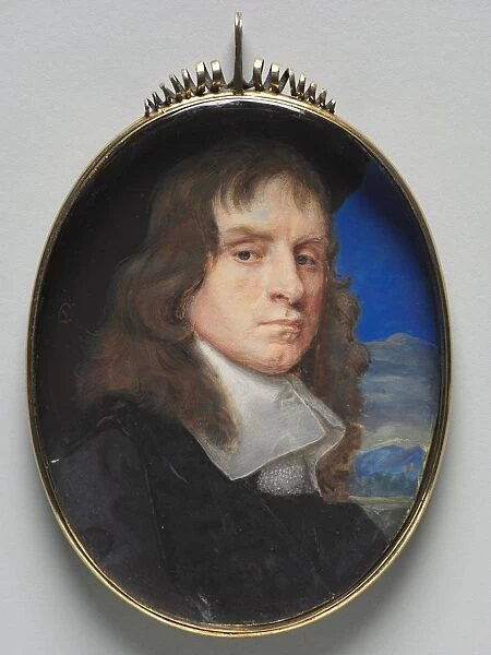 Portrait of a Man, c. 1655. Creator: Samuel Cooper (British, 1608  /  09-1672)