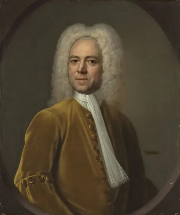 Framed Print : Portrait of a Man, c. 1730. Creator: Unknown Framed Print : Portrait of a Man, c. 1730. Creator: Unknown