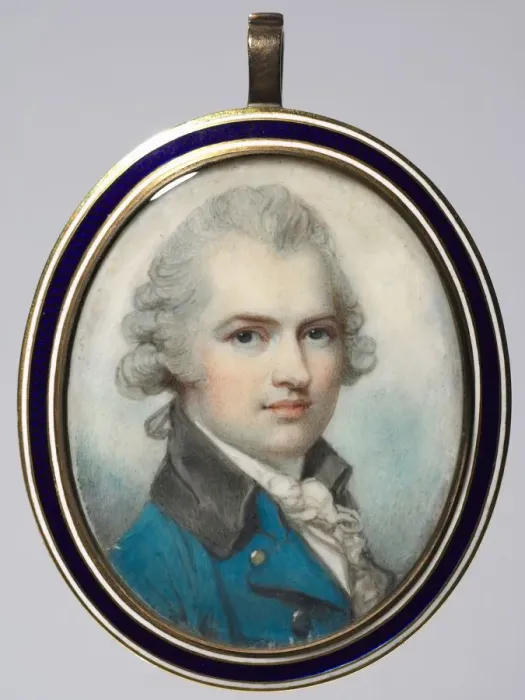 Framed Print : Portrait of a Man, c. 1790. Creator: Richard Cosway (British, 1742-1821) Framed Print : Portrait of a Man, c. 1790. Creator: Richard Cosway (British, 1742-1821)