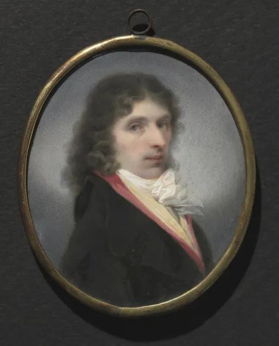 Framed Print : Portrait of a Man, c. 1795. Creator: Unknown Framed Print : Portrait of a Man, c. 1795. Creator: Unknown