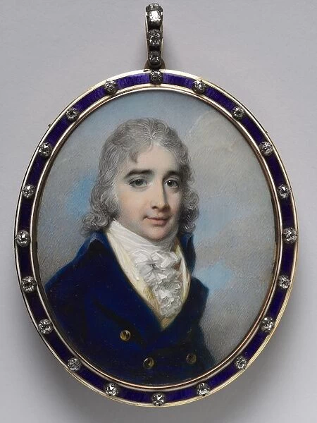 Portrait of a Man, c. 1800. Creator: George Engleheart (British, 1752-1829)