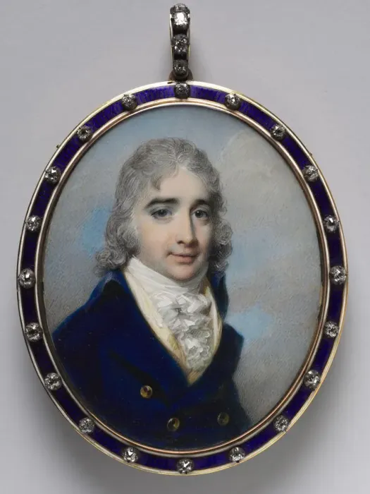 Framed Print : Portrait of a Man, c. 1800. Creator: George Engleheart (British, 1752-1829) Framed Print : Portrait of a Man, c. 1800. Creator: George Engleheart (British, 1752-1829)