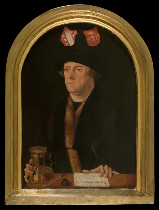 Framed Print : Portrait of a Man, c1510s. Creator: Jacob Cornelisz. van Oostsanen Framed Print : Portrait of a Man, c1510s. Creator: Jacob Cornelisz. van Oostsanen