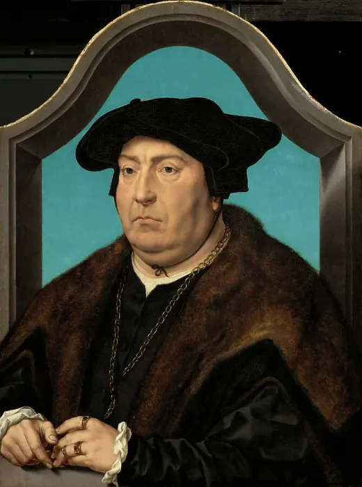 Framed Print : Portrait Of A Man, c1524. Creator: Jan Gossaert Framed Print : Portrait Of A Man, c1524. Creator: Jan Gossaert