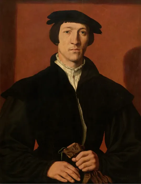 Framed Print : Portrait of a Man, c1530-1560s. Creator: Jan Cornelisz Vermeyen Framed Print : Portrait of a Man, c1530-1560s. Creator: Jan Cornelisz Vermeyen