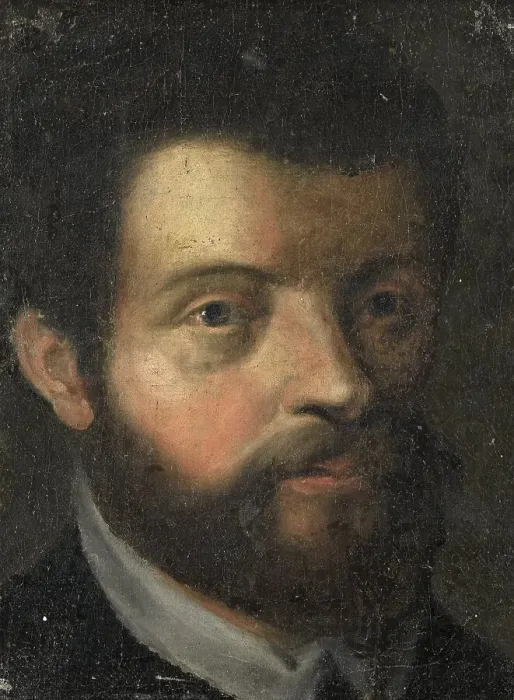 Framed Print : Portrait of a Man, c.1560-c.1799. Creator: Anon Framed Print : Portrait of a Man, c.1560-c.1799. Creator: Anon