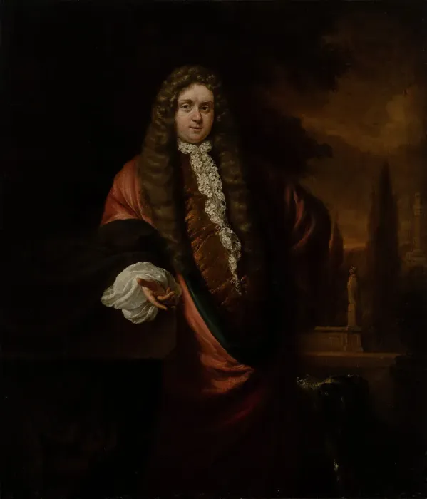 Framed Print : Portrait of a man, c1700. Creator: Jan Weenix Framed Print : Portrait of a man, c1700. Creator: Jan Weenix
