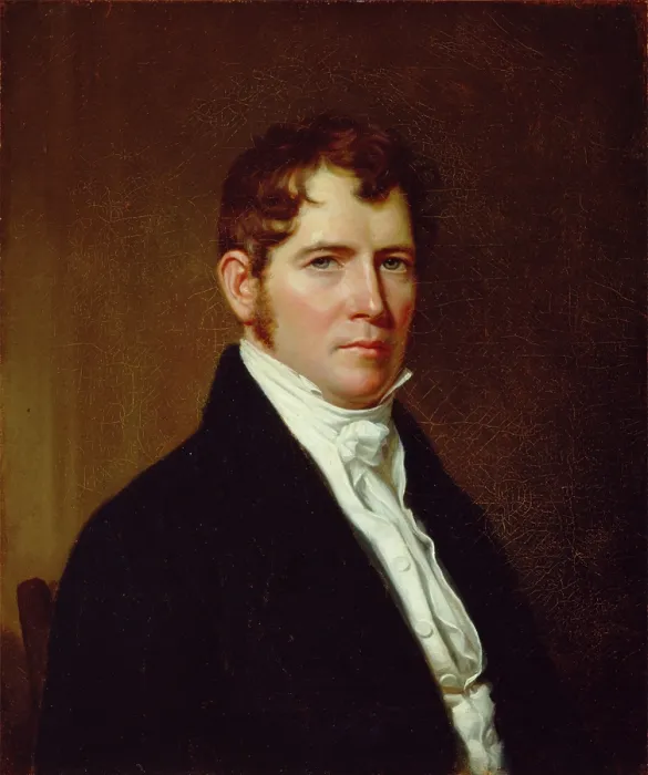 Framed Print : Portrait of a Man, c1820. Creator: John Vanderlyn Framed Print : Portrait of a Man, c1820. Creator: John Vanderlyn