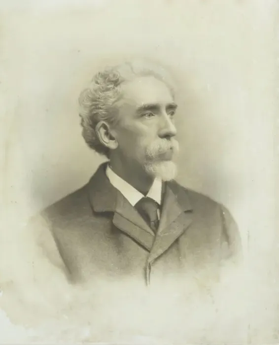 Framed Print : Portrait of a man, c1890. Creator: Unknown Framed Print : Portrait of a man, c1890. Creator: Unknown
