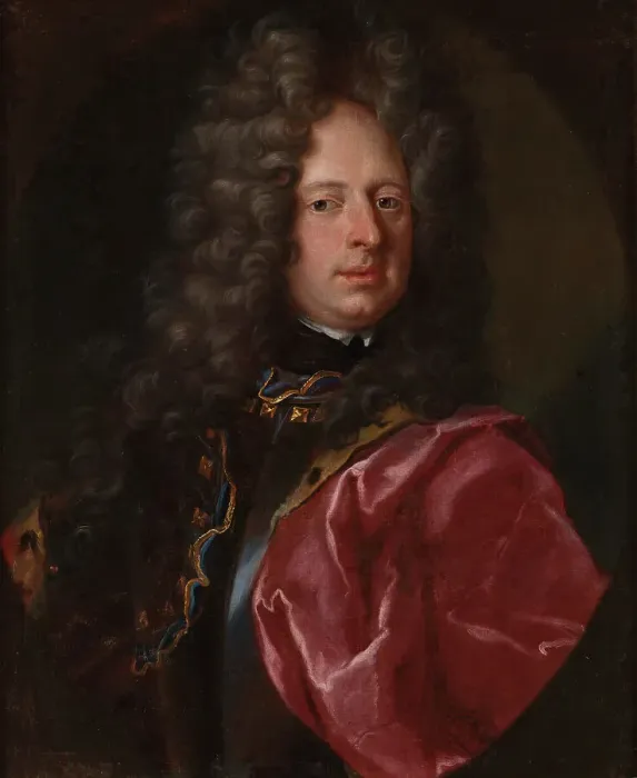 Framed Print : Portrait of a man, c18th century. Creator: Unknown Framed Print : Portrait of a man, c18th century. Creator: Unknown
