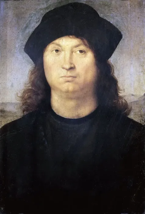 Framed Print : Portrait of a Man, ca 1502-1504 Framed Print : Portrait of a Man, ca 1502-1504