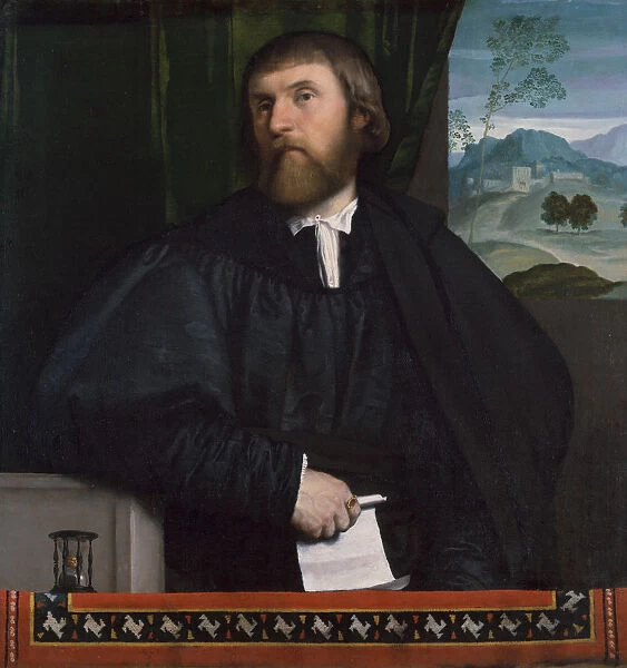 Portrait of a Man, ca. 1520-25. Creator: Moretto da Brescia