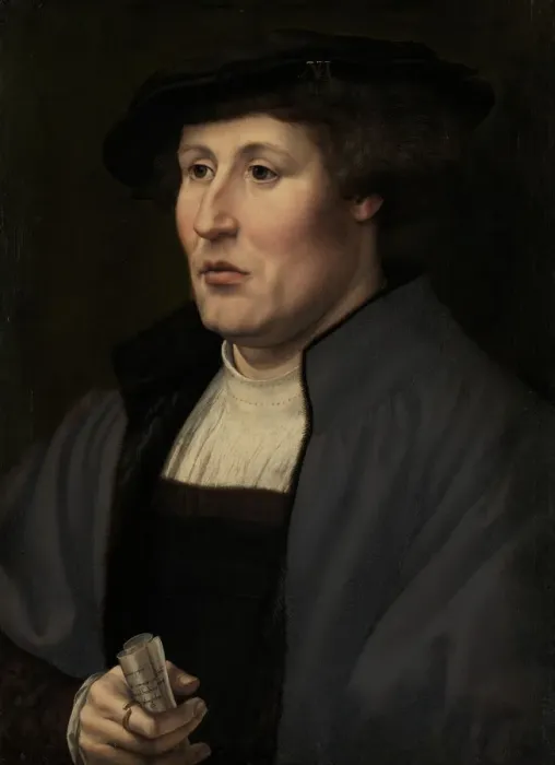 Framed Print : Portrait of a Man, ca. 1520-25. Creator: Jan Gossaert Framed Print : Portrait of a Man, ca. 1520-25. Creator: Jan Gossaert