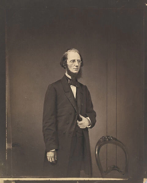 [Portrait of a Man], ca. 1857. Creator: Mathew Brady