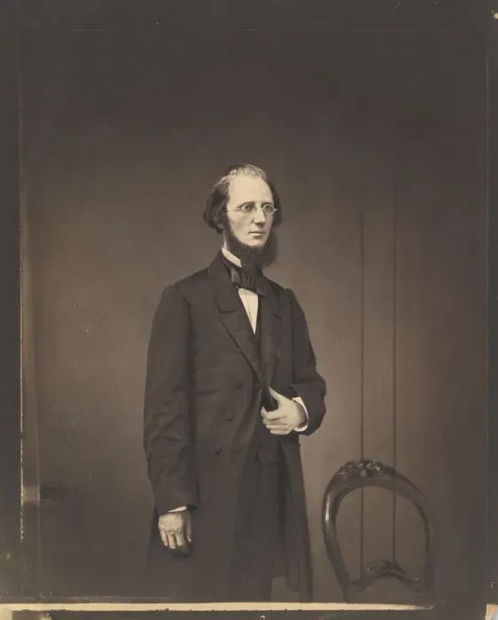 Framed Print : [Portrait of a Man], ca. 1857. Creator: Mathew Brady