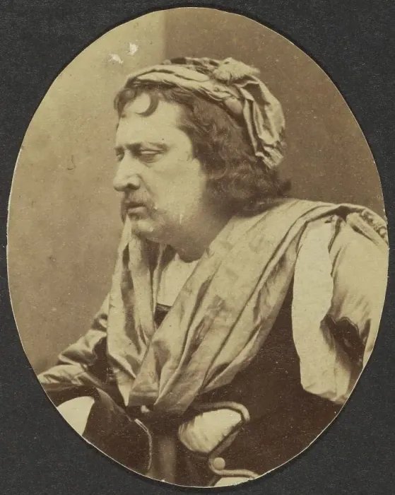 Framed Print : Portrait of a Man in Costume, late 19th century. Creator: Unknown Framed Print : Portrait of a Man in Costume, late 19th century. Creator: Unknown