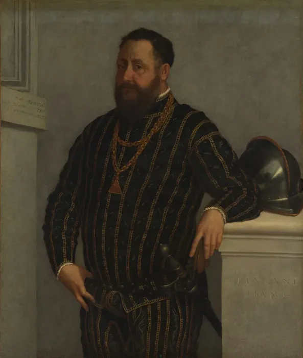 Framed Print : Portrait of a Man. Creator: Giovanni Battista Moroni Framed Print : Portrait of a Man. Creator: Giovanni Battista Moroni