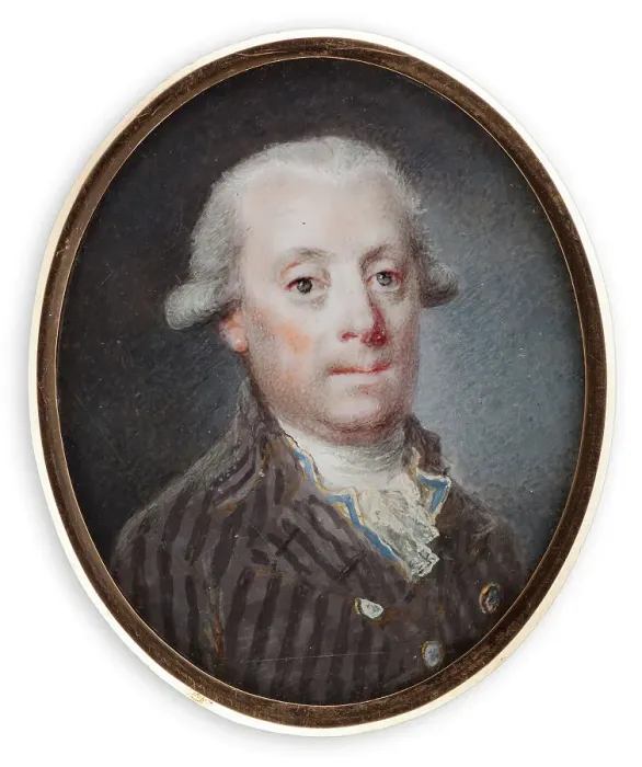 Framed Print : Portrait of a man. Creator: Nicolas Lavreince Framed Print : Portrait of a man. Creator: Nicolas Lavreince