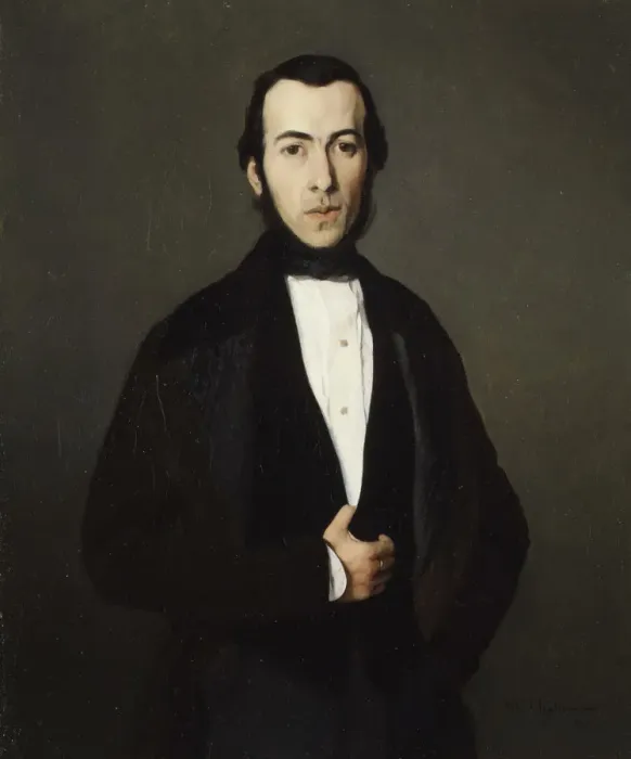 Framed Print : Portrait of a Man. Creator: Unknown Framed Print : Portrait of a Man. Creator: Unknown