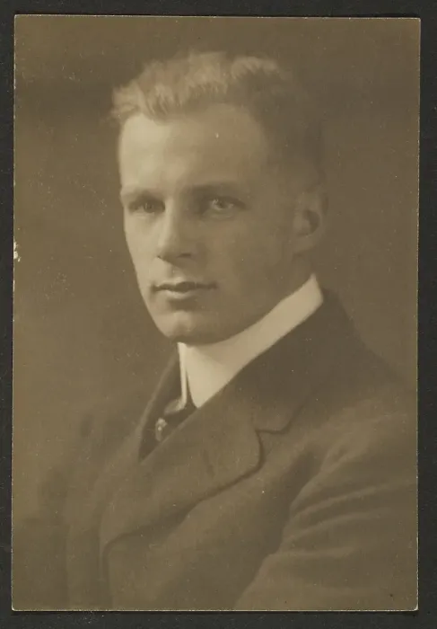 Framed Print : Portrait of a Man with Crew Cut, 1907-1943. Creator: Louis Fleckenstein Framed Print : Portrait of a Man with Crew Cut, 1907-1943. Creator: Louis Fleckenstein