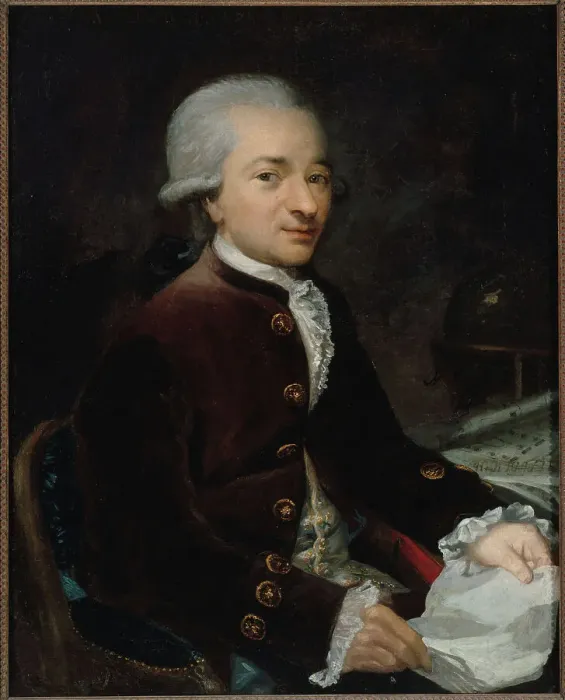 Framed Print : Portrait of a man, dressed to look like Robespierre, 1792. Creator: H Lefevre Framed Print : Portrait of a man, dressed to look like Robespierre, 1792. Creator: H Lefevre