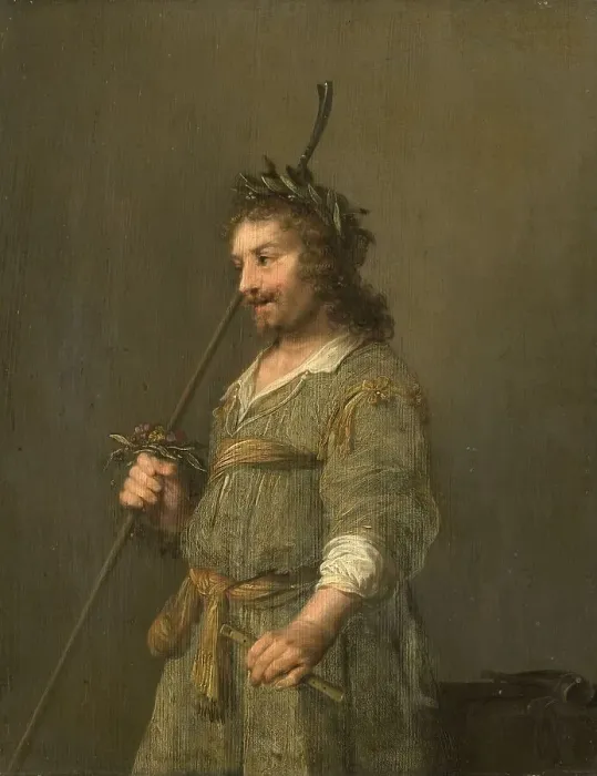 Framed Print : Portrait of a Man Dressed as a Shepherd, c.1630-c.1645. Creator: Hendrik Gerritsz Pot Framed Print : Portrait of a Man Dressed as a Shepherd, c.1630-c.1645. Creator: Hendrik Gerritsz Pot
