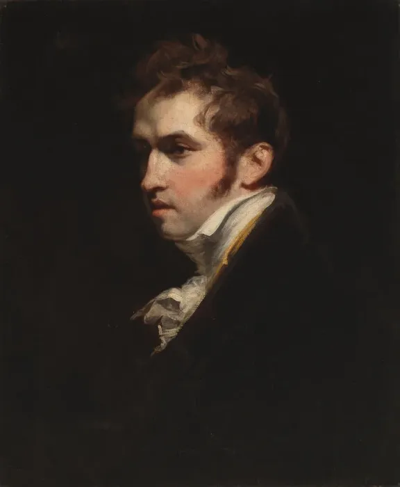 Framed Print : Portrait of a Man, early 19th century. Creator: John Jackson Framed Print : Portrait of a Man, early 19th century. Creator: John Jackson