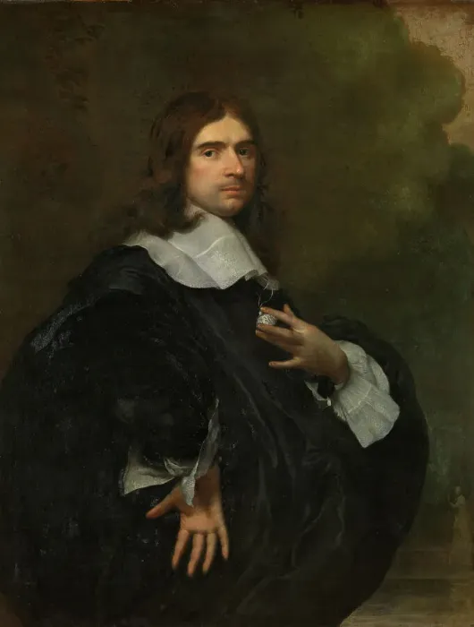 Framed Print : Portrait of a Man, early-mid 17th century. Creator: Adriaen Hanneman Framed Print : Portrait of a Man, early-mid 17th century. Creator: Adriaen Hanneman